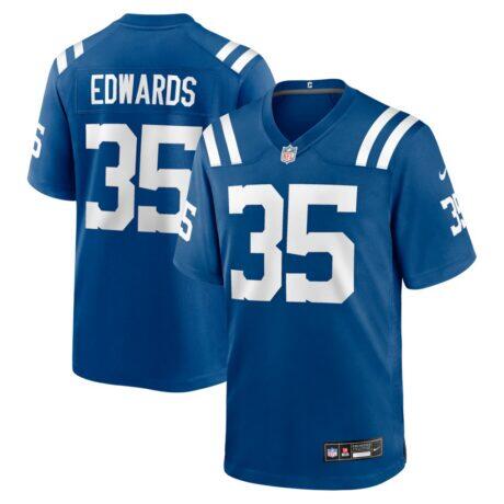 Johnathan Edwards Indianapolis Colts Nike Team Game Jersey - - Front View