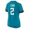 Jourdan Lewis Jacksonville Jaguars Nike Women's Team Game Jersey - Teal - Detail View