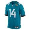 Nick Mullens Jacksonville Jaguars Nike Team Game Jersey - Teal - Side View