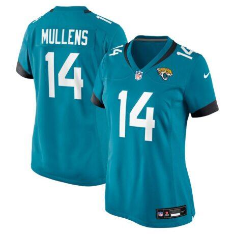 Nick Mullens Jacksonville Jaguars Nike Women's Team Game Jersey - Teal - Front View