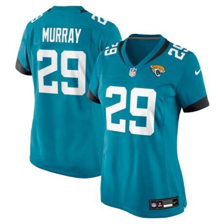 Eric Murray Jacksonville Jaguars Nike Women's Team Game Jersey - Teal - Front View