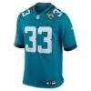 Bhayshul Tuten Jacksonville Jaguars Nike Team Game Jersey - Teal - Side View