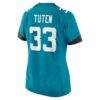 Bhayshul Tuten Jacksonville Jaguars Nike Women's Team Game Jersey - Teal - Detail View