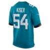 Jack Kiser Jacksonville Jaguars Nike Team Game Jersey - Teal - Detail View