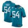 Jack Kiser Jacksonville Jaguars Nike Team Game Jersey - Teal - Front View