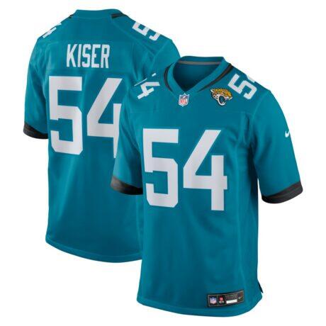 Jack Kiser Jacksonville Jaguars Nike Team Game Jersey - Teal - Front View