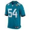 Jack Kiser Jacksonville Jaguars Nike Team Game Jersey - Teal - Side View