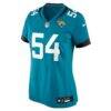 Jack Kiser Jacksonville Jaguars Nike Women's Team Game Jersey - Teal - Side View