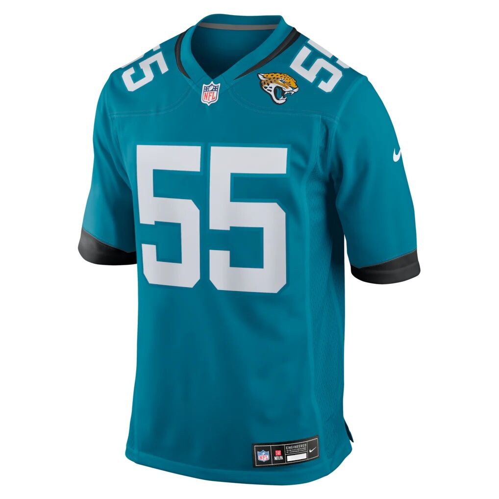 Chuma Edoga Jacksonville Jaguars Nike Team Game Jersey