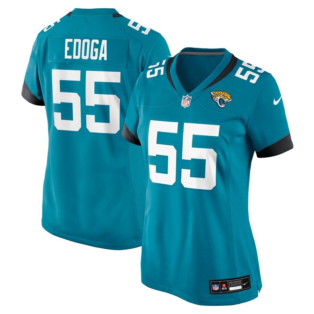 Chuma Edoga Jacksonville Jaguars Nike Women's Team Game Jersey