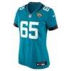 Patrick Mekari Jacksonville Jaguars Nike Women's Team Game Jersey - Teal - Side View