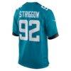 Danny Striggow Jacksonville Jaguars Nike Team Game Jersey - Teal - Detail View