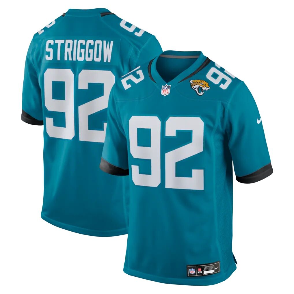 Danny Striggow Jacksonville Jaguars Nike Team Game Jersey