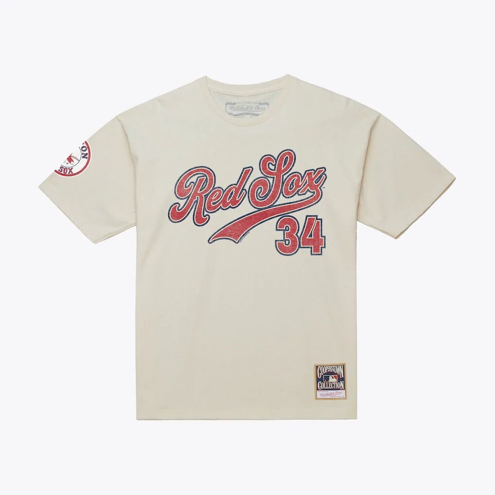 David Ortiz Boston Red Sox Mitchell & Ness Cooperstown Collection Throwback Name & Number T-Shirt