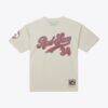 David Ortiz Boston Red Sox Mitchell & Ness Cooperstown Collection Throwback Name & Number T-Shirt - Cream - Front View