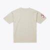 David Ortiz Boston Red Sox Mitchell & Ness Cooperstown Collection Throwback Name & Number T-Shirt - Cream - Side View