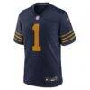 Micah Parsons Green Bay Packers Nike The 1923 Classic Game Jersey - Navy - Side View