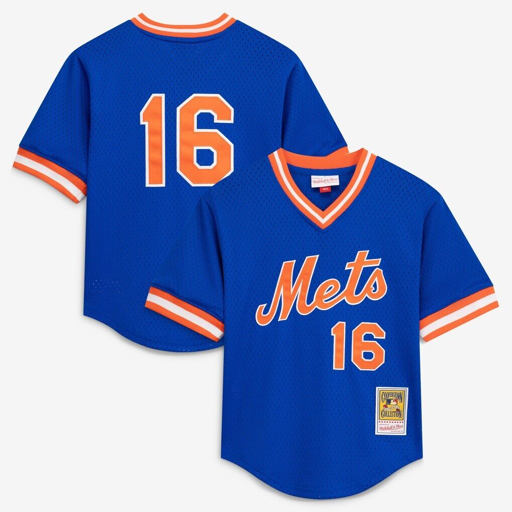 Mitchell & Ness Dwight Gooden New York Mets Youth Royal Mesh Batting Practice Jersey