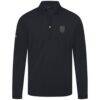 USMNT Levelwear Heron Quarter-Zip Sweatshirt - Black - Front View