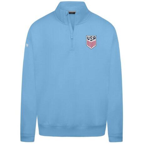 USMNT Levelwear Murray Quarter-Zip Sweatshirt - - Front View