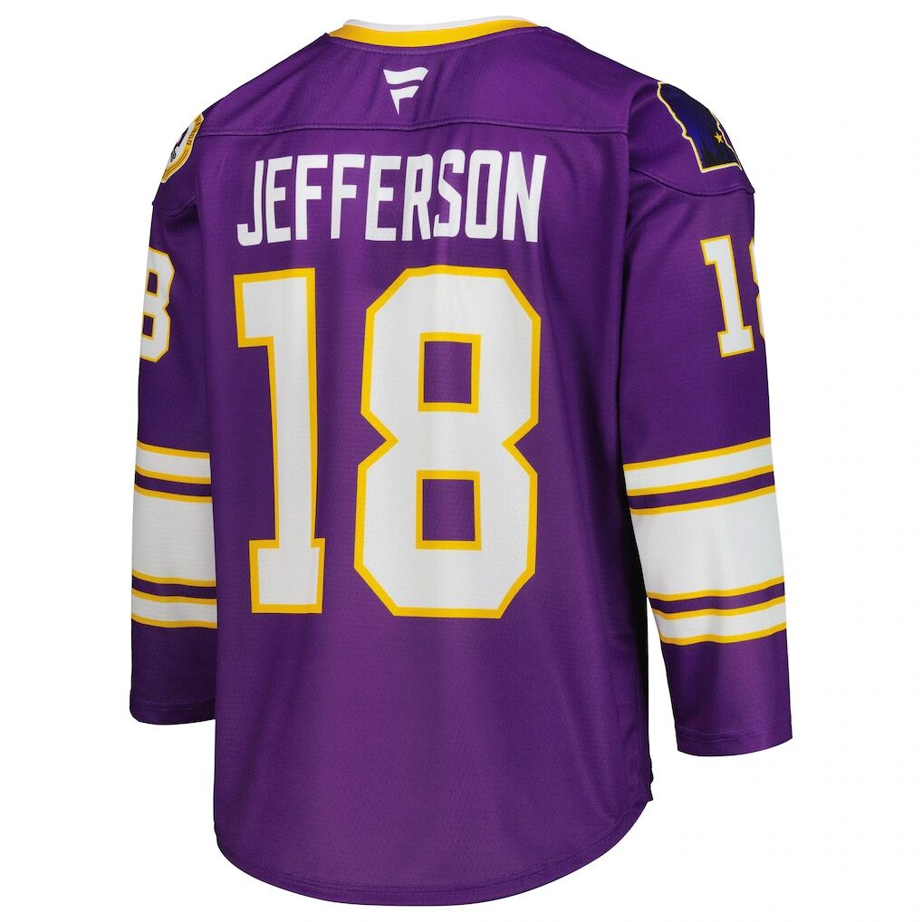 Justin Jefferson Minnesota Vikings Fashion7 Hockey Jersey