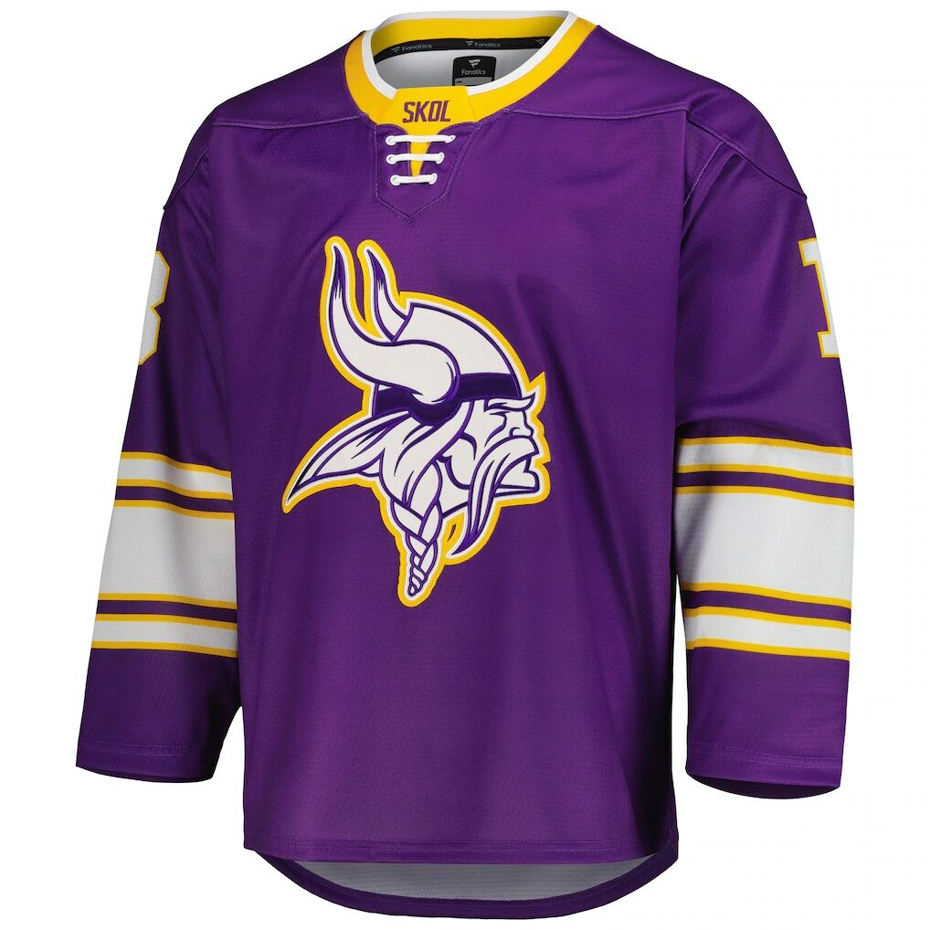 Justin Jefferson Minnesota Vikings Fashion7 Hockey Jersey