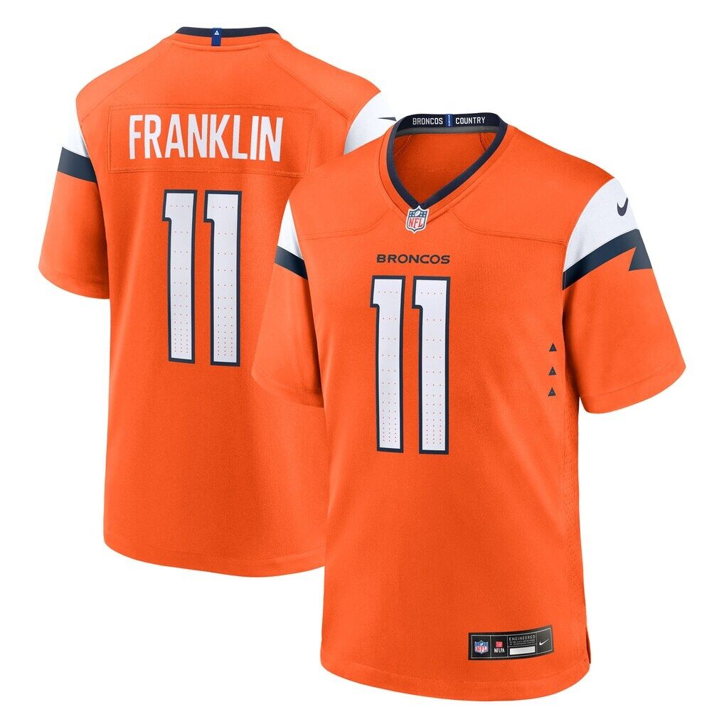 Troy Franklin Denver Broncos Nike Team Game Jersey