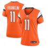 Troy Franklin Denver Broncos Nike Women's Team Game Jersey - Orange - Front View