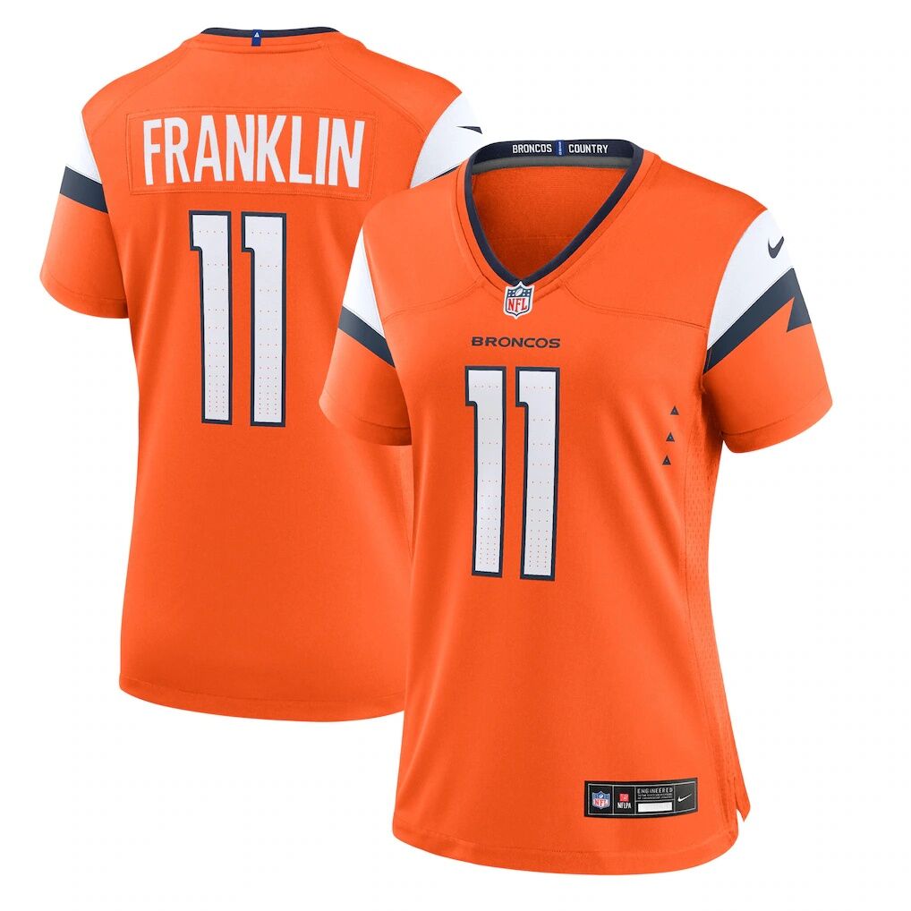 Troy Franklin Denver Broncos Nike Women's Team Game Jersey