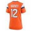 RJ Harvey Denver Broncos Nike Women's Team Game Jersey - Orange - Detail View
