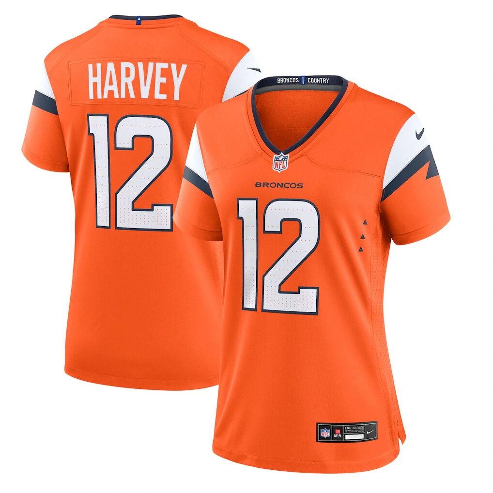 RJ Harvey Denver Broncos Nike Women's Team Game Jersey