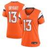 Pat Bryant Denver Broncos Nike Women's Team Game Jersey - Orange - Front View
