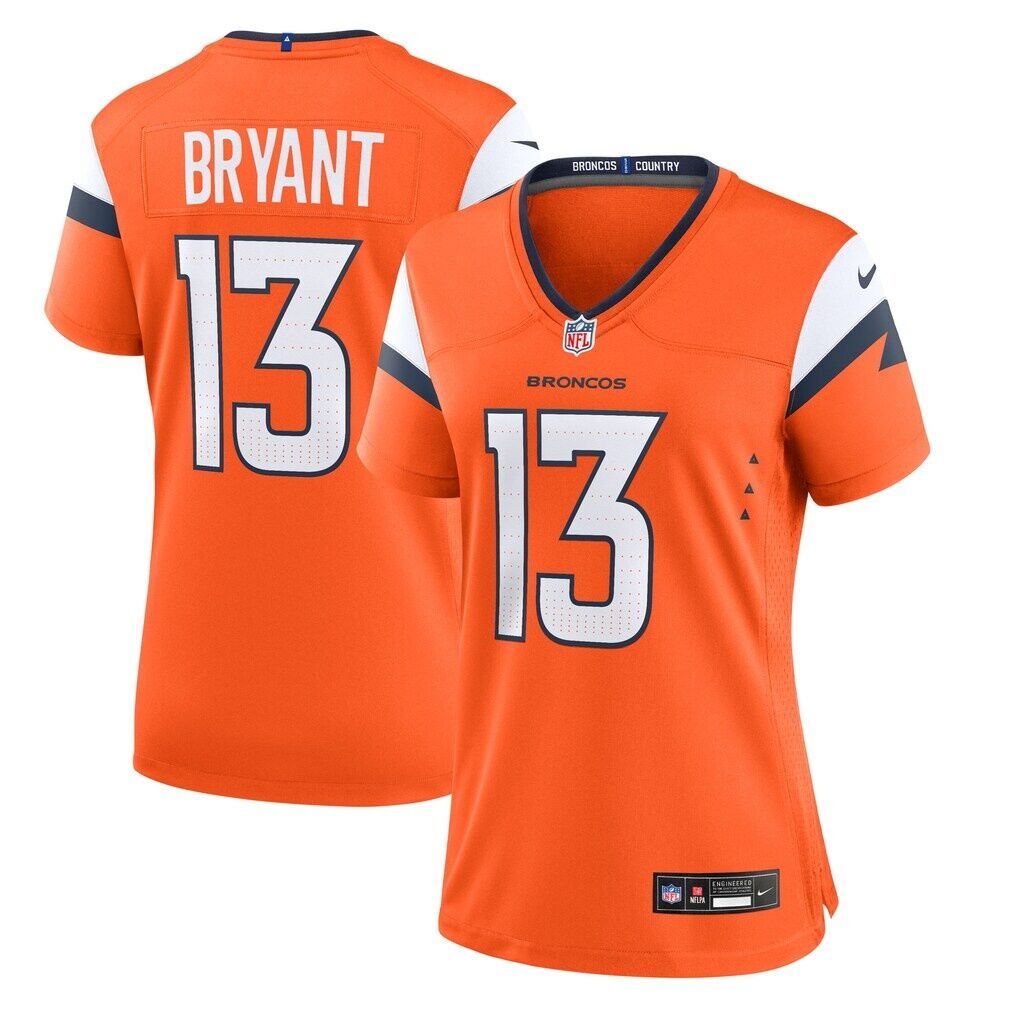 Pat Bryant Denver Broncos Nike Women's Team Game Jersey