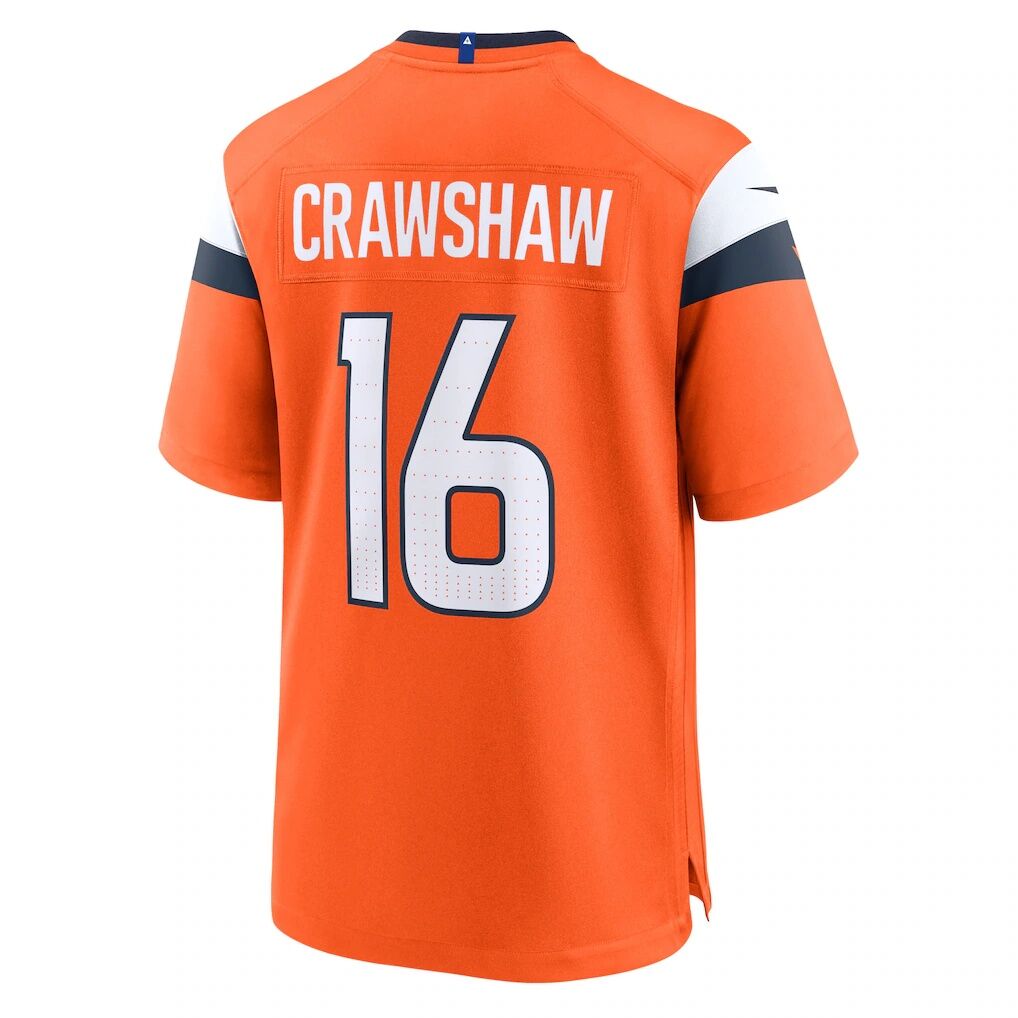 Jeremy Crawshaw Denver Broncos Nike Team Game Jersey