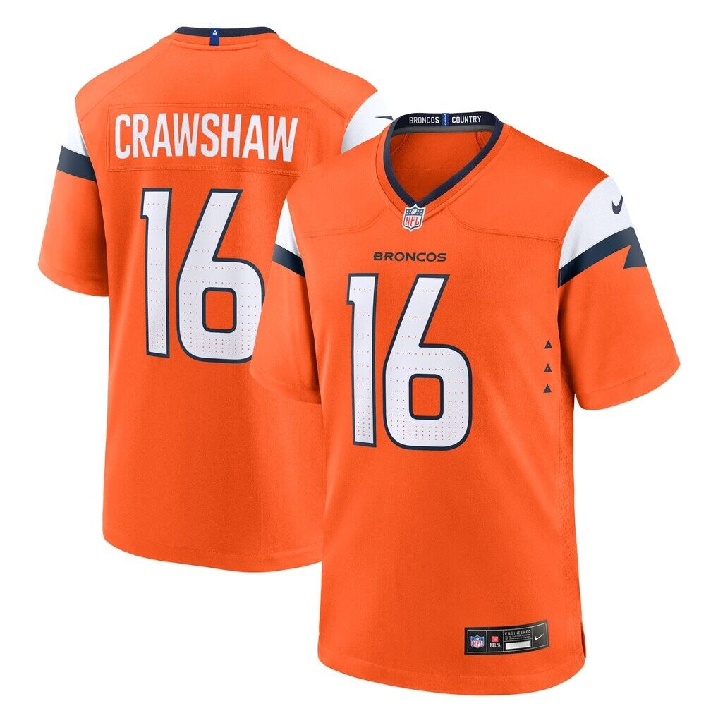 Jeremy Crawshaw Denver Broncos Nike Team Game Jersey