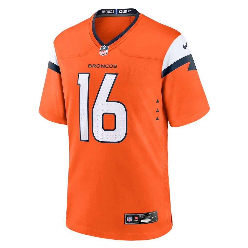 Jeremy Crawshaw Denver Broncos Nike Team Game Jersey