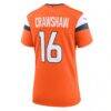 Jeremy Crawshaw Denver Broncos Nike Women's Team Game Jersey - Orange - Detail View