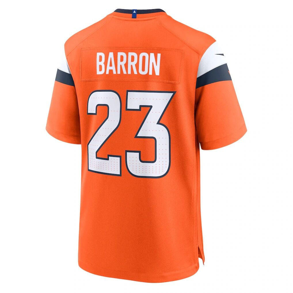 Jahdae Barron Denver Broncos Nike Team Game Jersey