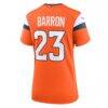 Jahdae Barron Denver Broncos Nike Women's Team Game Jersey - Orange - Detail View