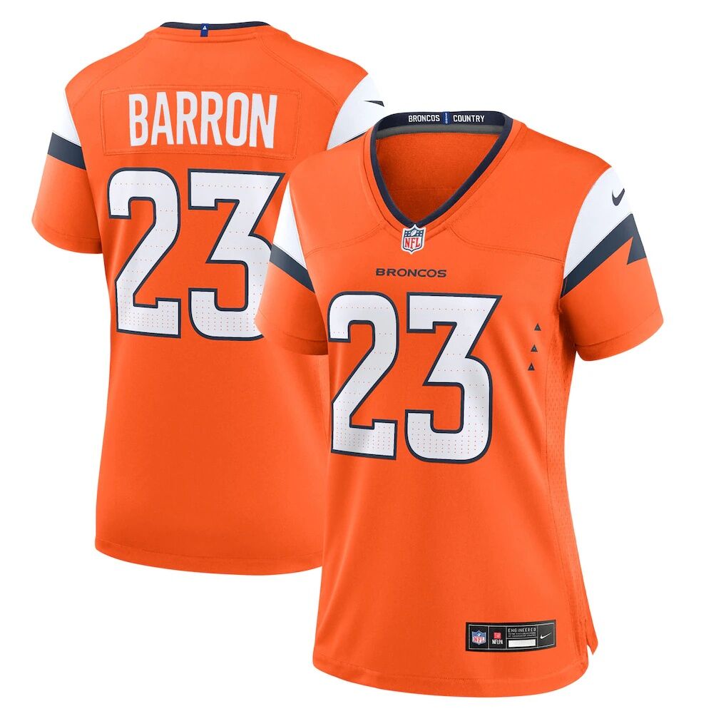 Jahdae Barron Denver Broncos Nike Women's Team Game Jersey