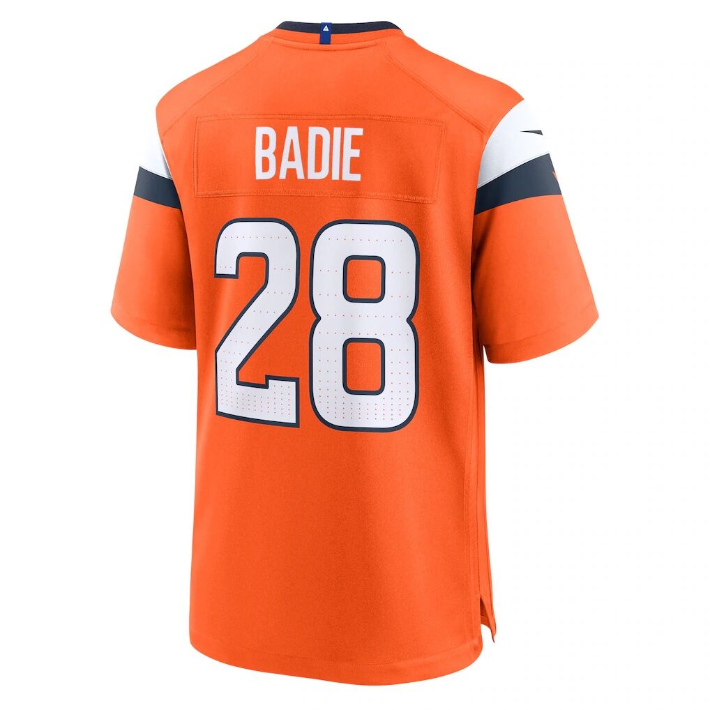Tyler Badie Denver Broncos Nike Team Game Jersey