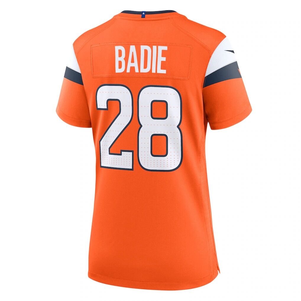 Tyler Badie Denver Broncos Nike Women's Team Game Jersey