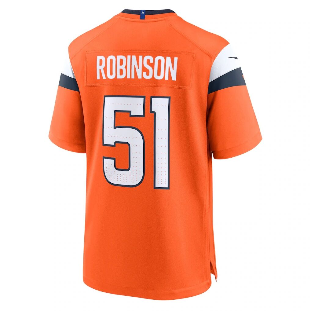Que Robinson Denver Broncos Nike Team Game Jersey