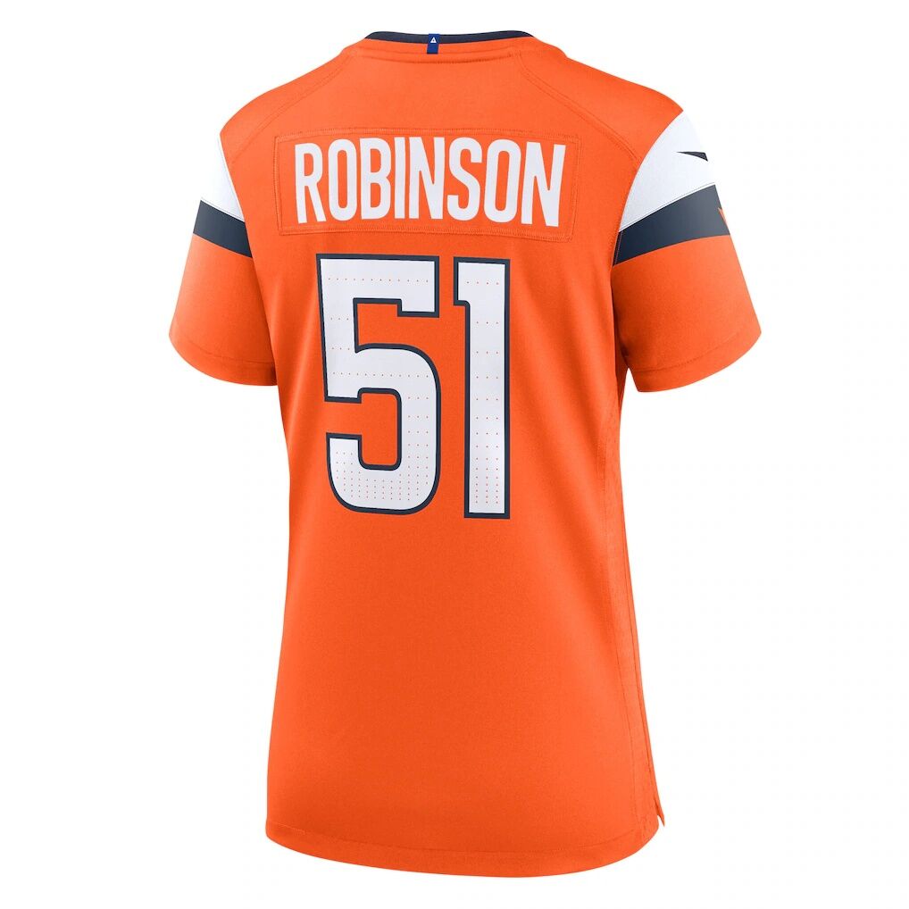 Que Robinson Denver Broncos Nike Women's Team Game Jersey