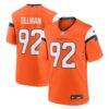 Dondrea Tillman Denver Broncos Nike Team Game Jersey - Orange - Front View