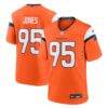 Sai'vion Jones Denver Broncos Nike Team Game Jersey - Orange - Front View