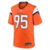 Sai'vion Jones Denver Broncos Nike Team Game Jersey - Orange - Side View