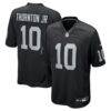 Dont'e Thornton Jr. Las Vegas Raiders Nike Team Game Jersey - Black - Front View