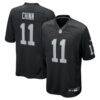 Jeremy Chinn Las Vegas Raiders Nike Team Game Jersey - Black - Front View