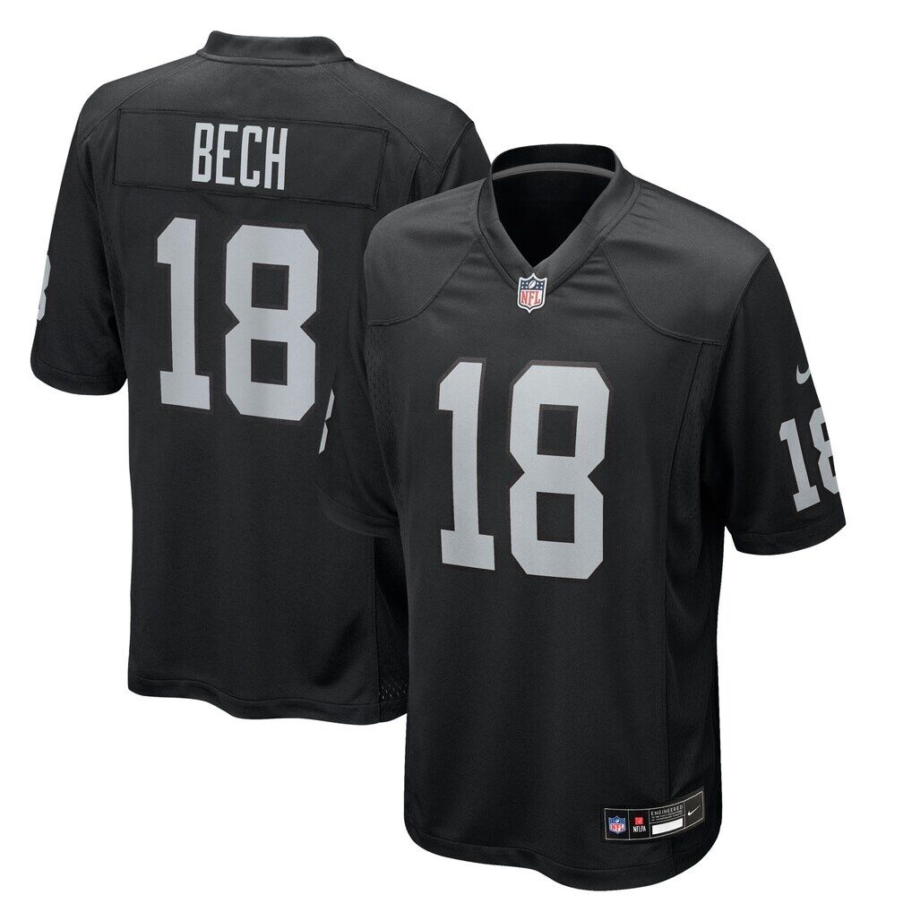 Jack Bech Las Vegas Raiders Nike Team Game Jersey